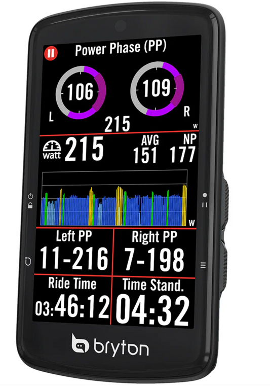 Bryton Rider S810E Voorkant Hooftscherm
