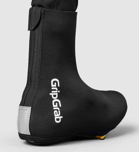 GripGrab Ride 2 Waterproof Winter Road Overschoen Detail Rits en Reflectie