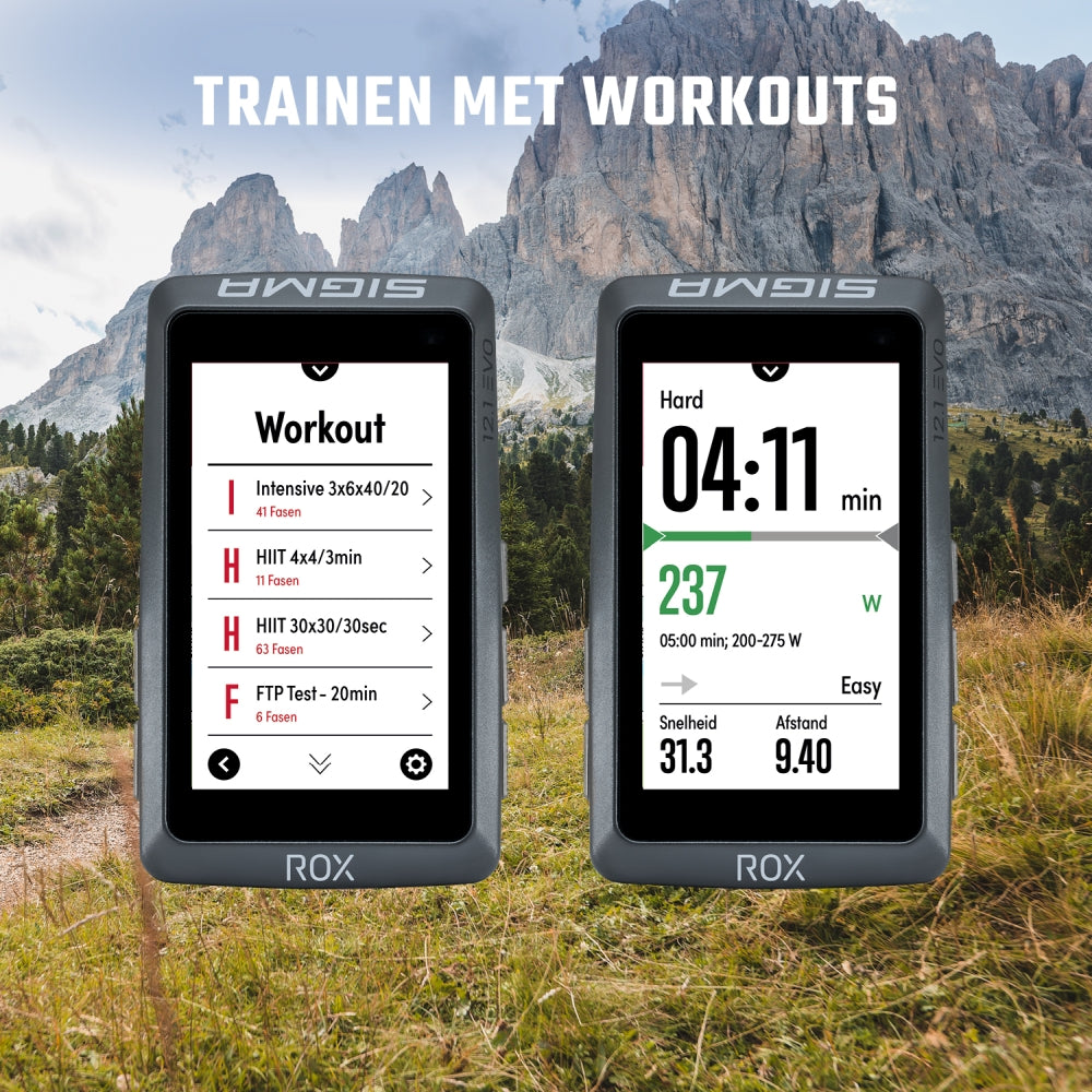 Fietscomputer Sigma Rox 12.1 EVO GPS