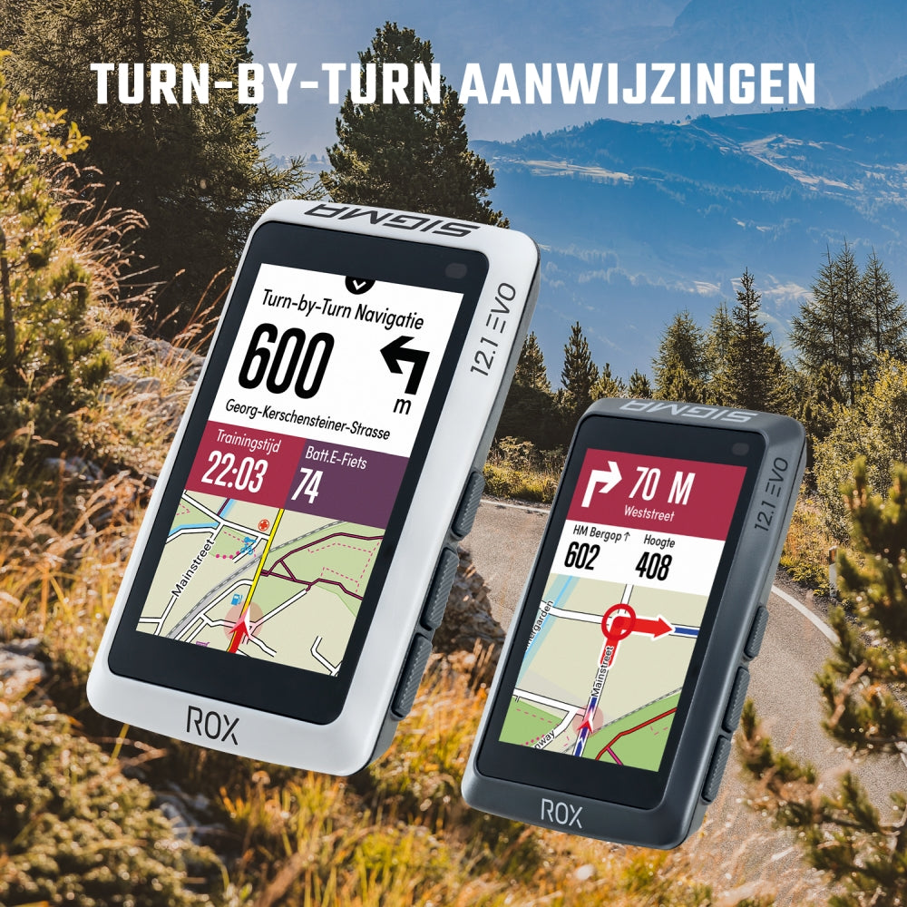 Fietscomputer Sigma Rox 12.1 EVO GPS