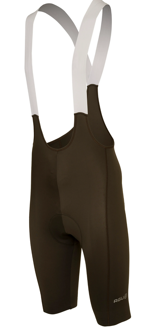 AGU Bib Comfort Plus Bruin Zijkant Agu logo