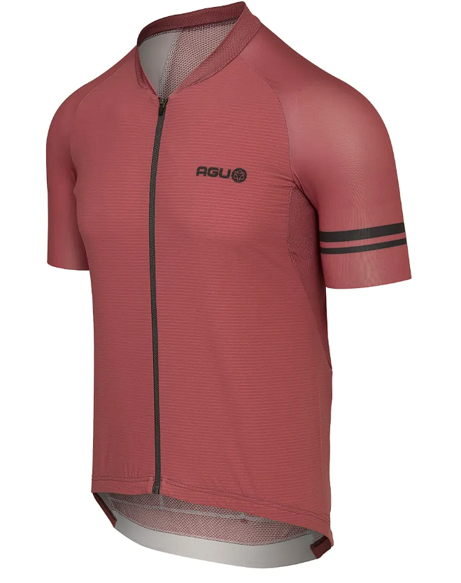 Agu High Summer Fietsshirt Ss Performance Heren Rose Brown Zijaanzicht