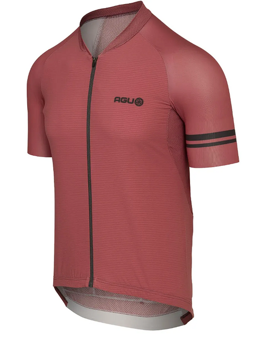 Agu High Summer Fietsshirt Ss Performance Heren Rose Brown Zijaanzicht