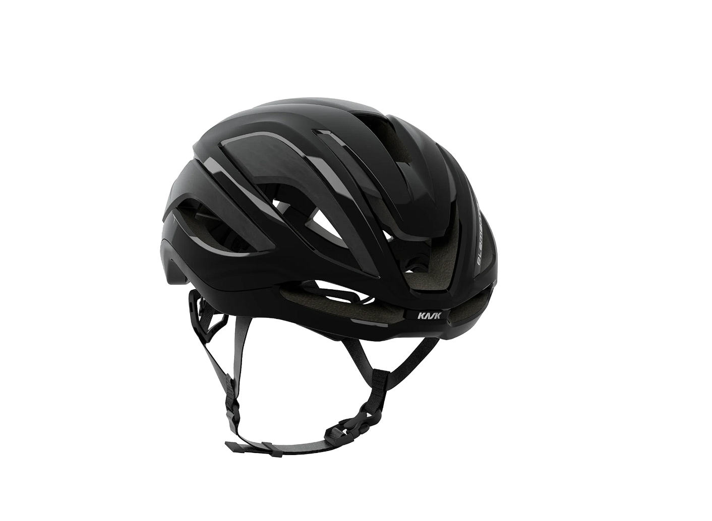 Kask Elemento Zwart Schuinvoor