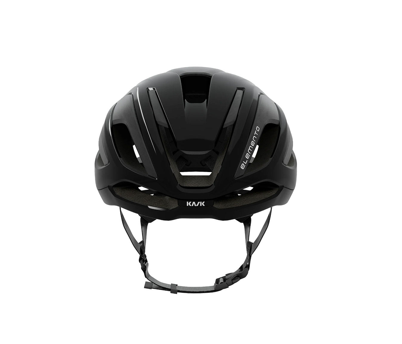 Kask Elemento Zwart Voorkant