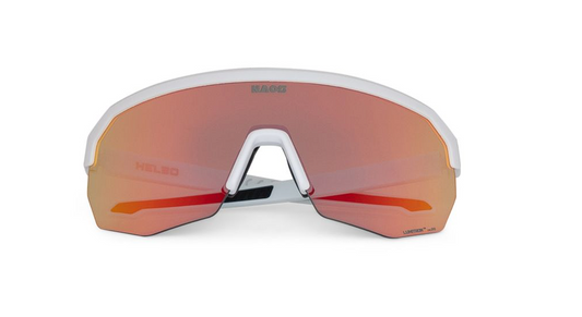 Naos Helbo Photochromic Fietsbril – Matte White / Black Red