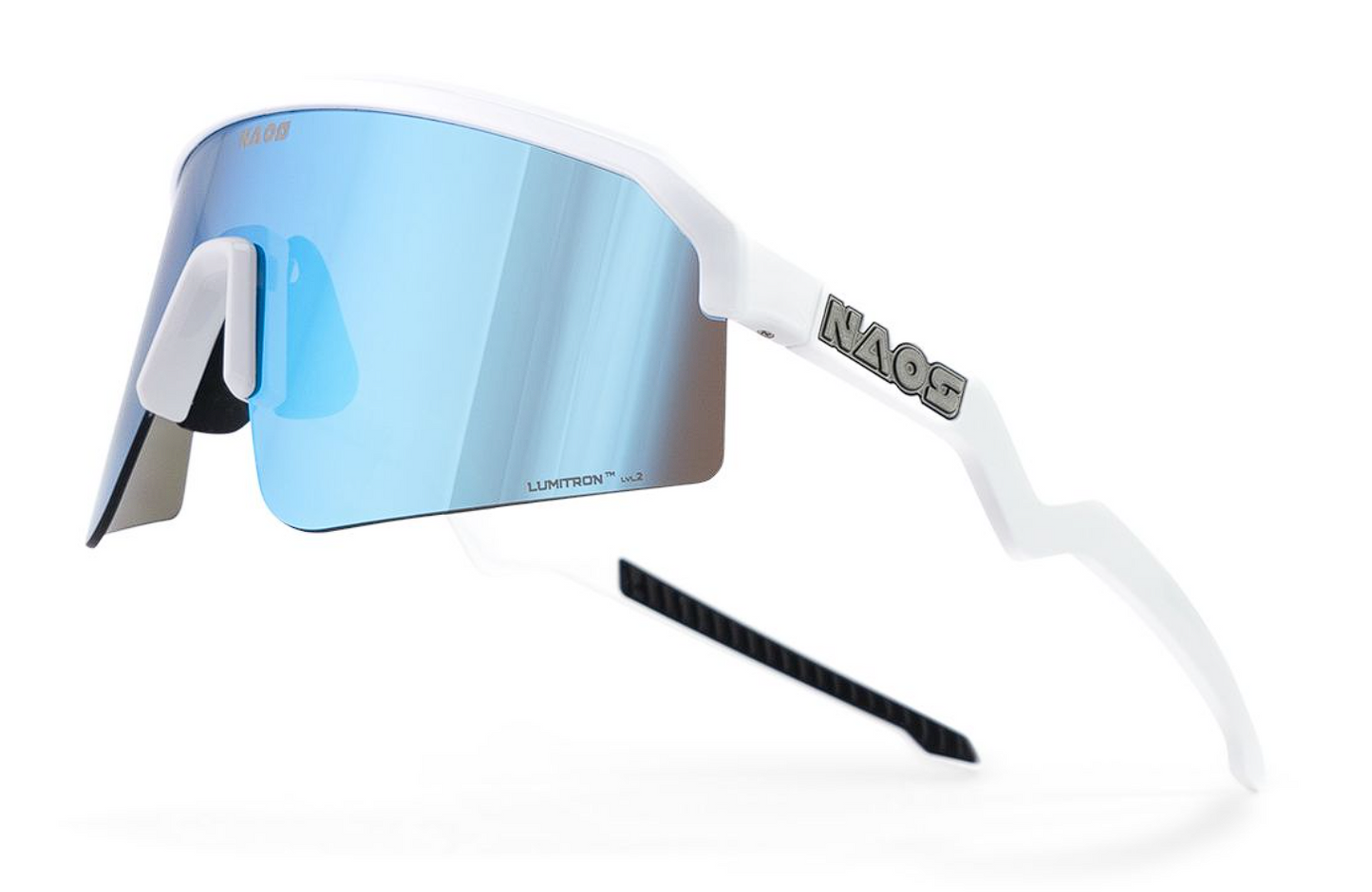 NAOS Ziris Regular Mat Wit-Blauw Schuinvoor