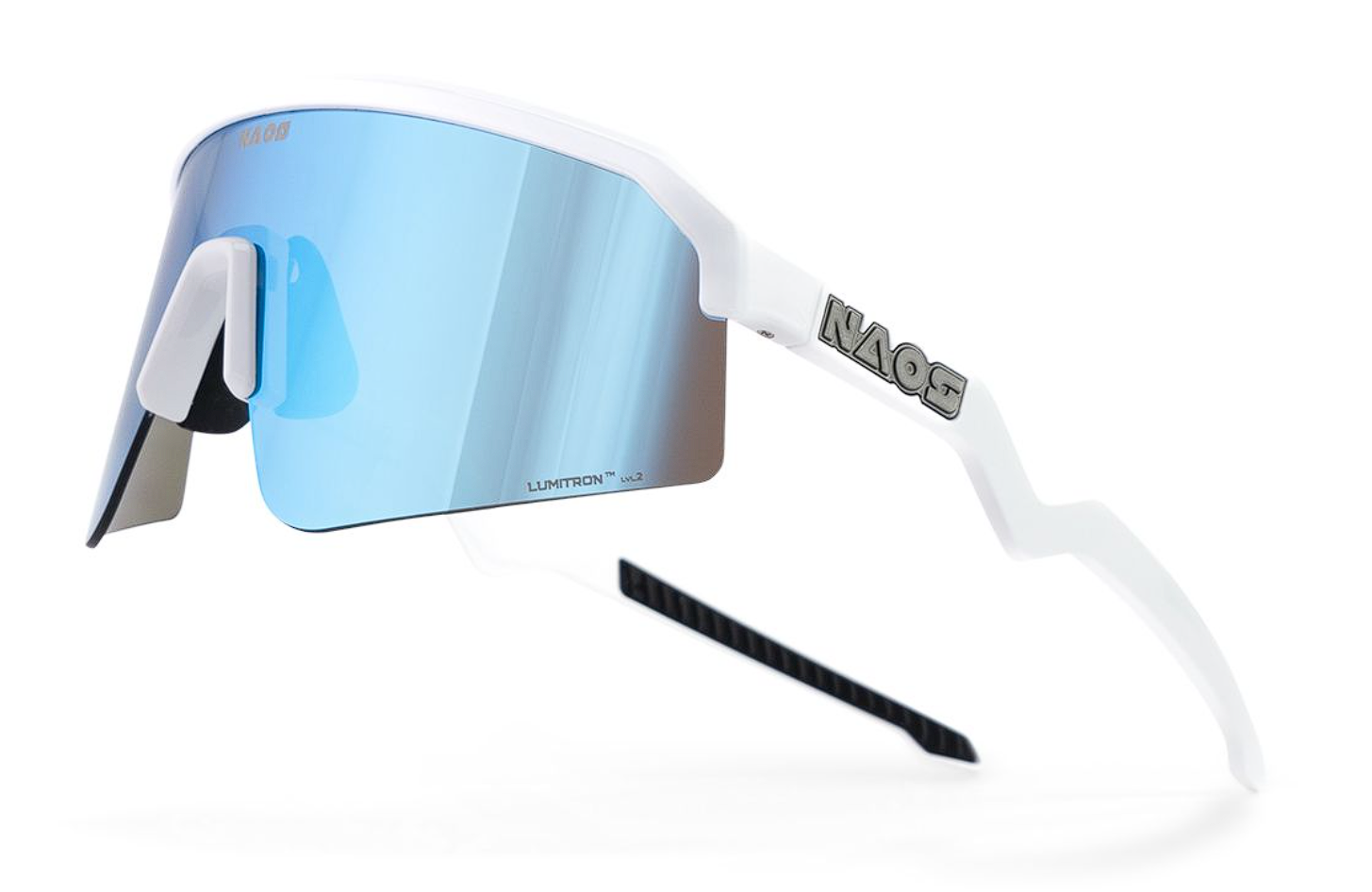 NAOS Ziris Regular Mat Wit-Blauw Schuinvoor