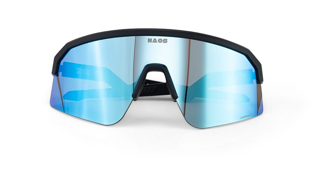 NAOS Ziris Regular Mat Zwart-Blauw Voorkant