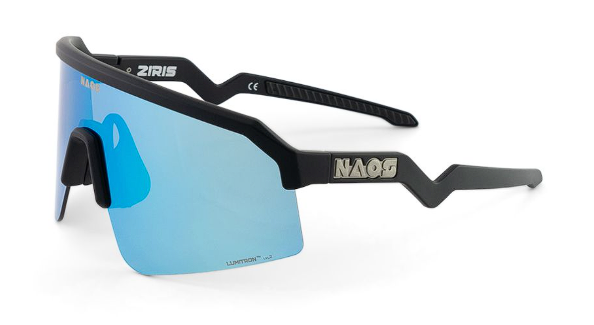 NAOS Ziris Regular Mat Zwart Blauw Zijkant