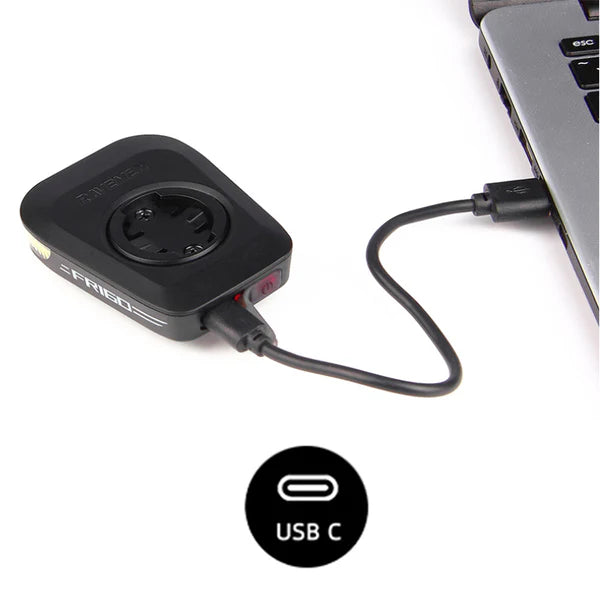 Ravemen FR16 0USB-C oplaadbare fietsverlichting