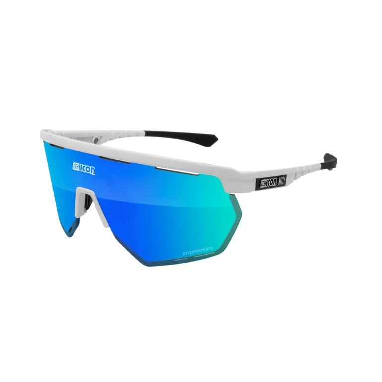 SCICON Aerowing Race Blauw/Wit zijkant