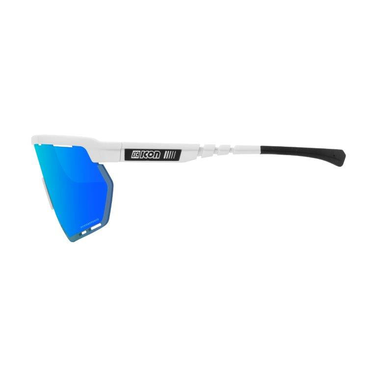 SCICON Aerowing Race Blauw/Wit zijkant poot
