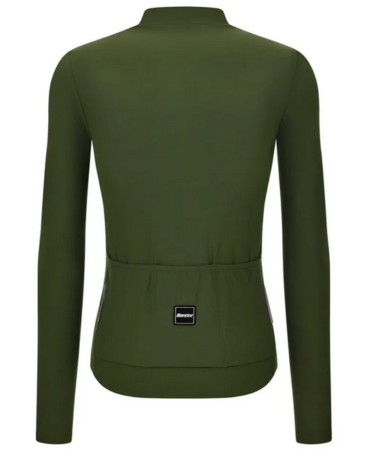 Santini Sensation Winter Fietsshirt Lange Mouw Achterkant