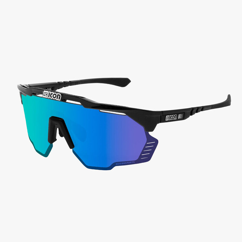 Scicon Aeroshade Kunken Blauw/Zwart schuinvoor