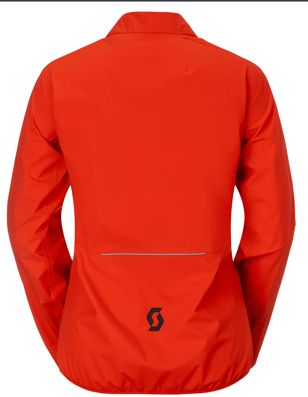 Scott Endurance Waterproof Fietsjack Rood Achterkant