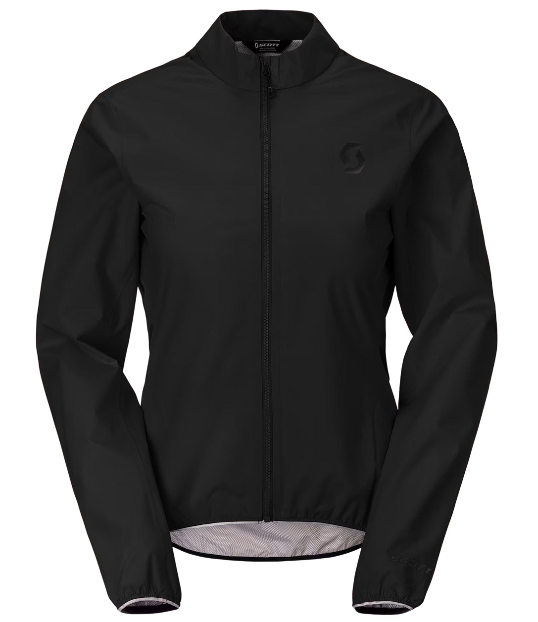 Scott Endurance Waterproof Fietsjack Zwart Voorkant