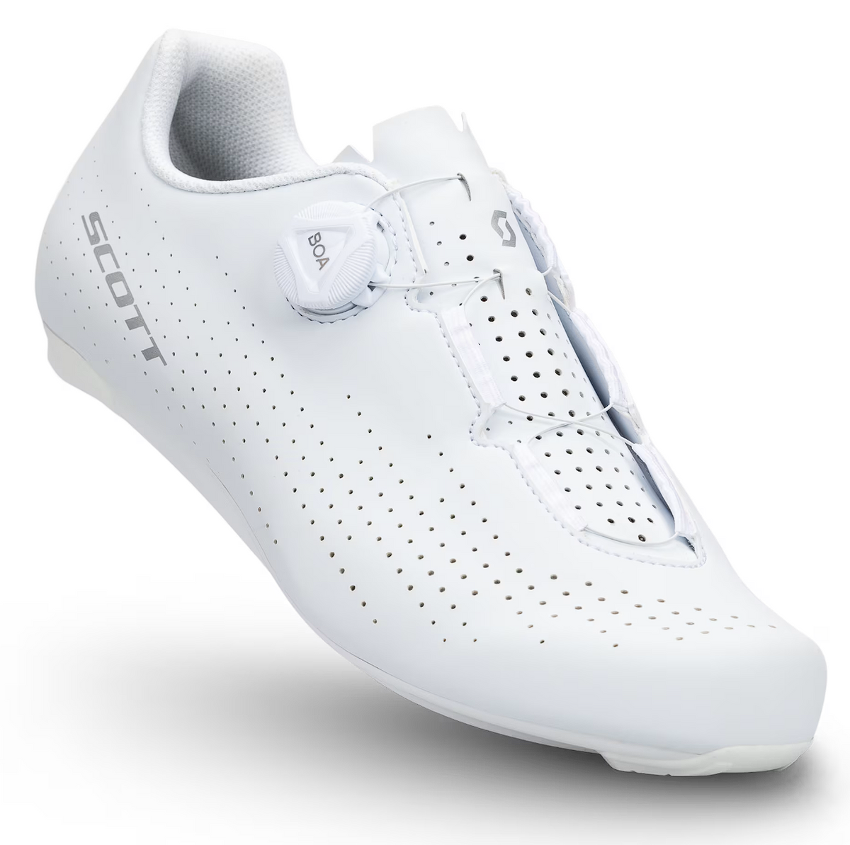 Scott Road Comp Heren Wit Wielrenschoen zijkant