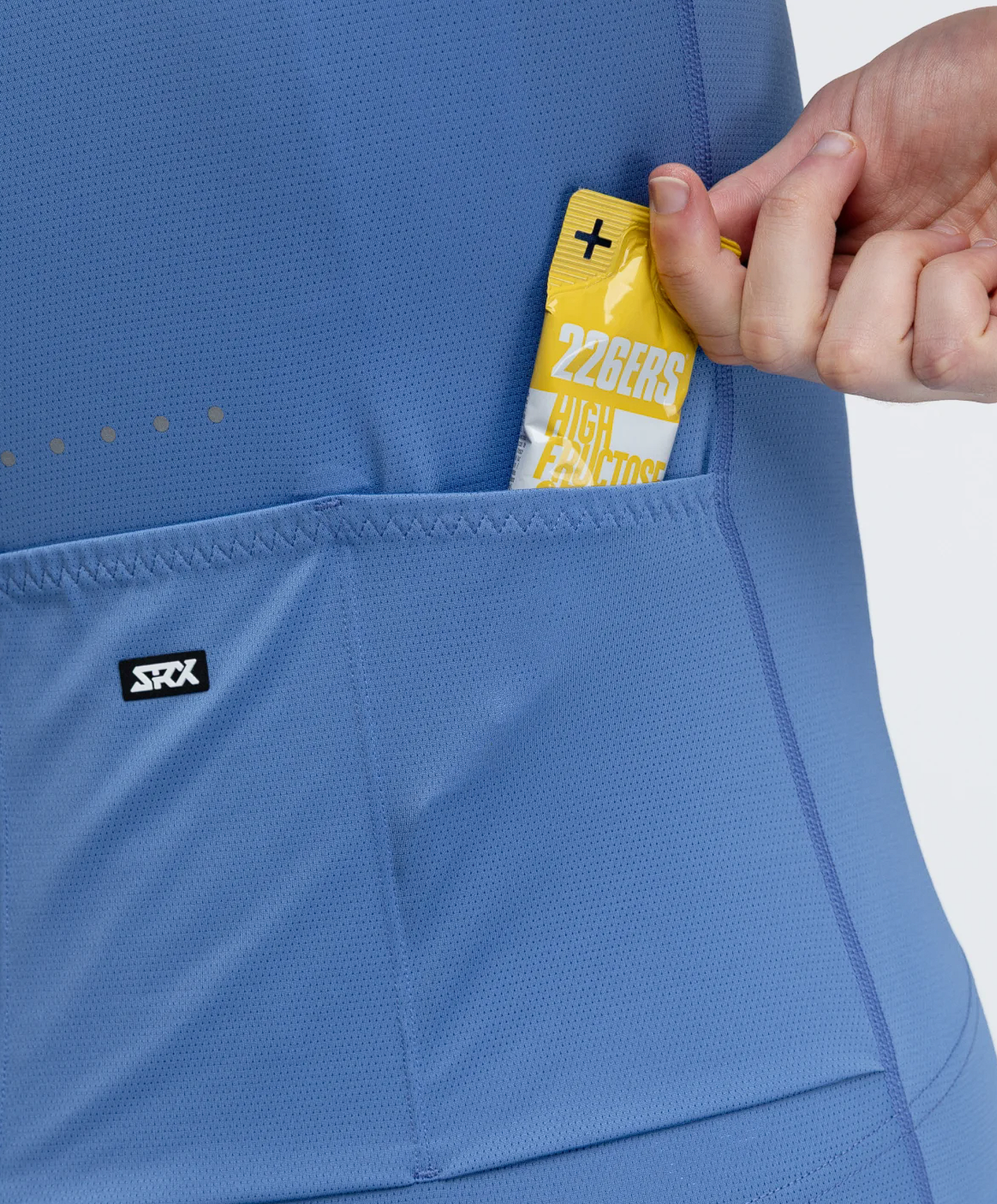 Siroko SRX Tirreno Korte fietsshirt detail zakje