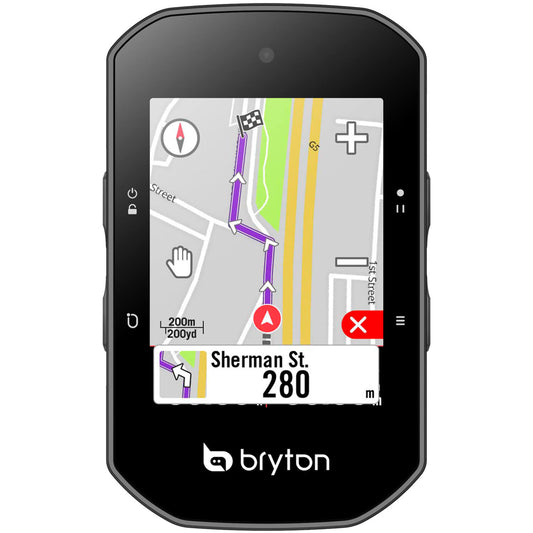 Bryton - Rider S500 GPS Fietscomputer Inclusief Hartslagband en Cadans Sensor ANT+ / Bluetooth