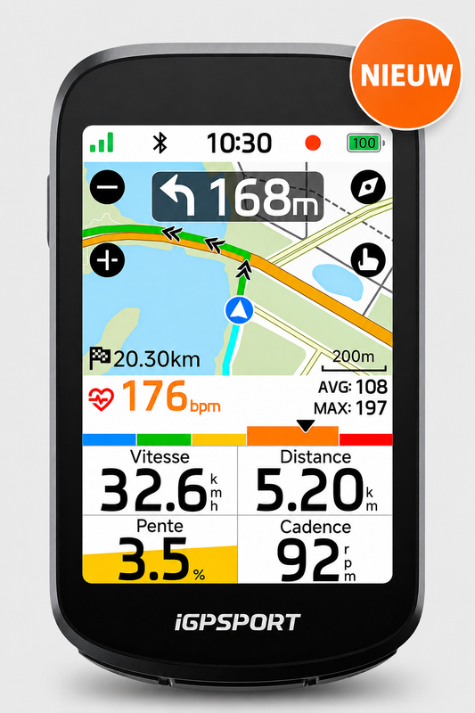 iGPSPORT BSC500 GPS Fietscomputer – 3.3" Touchscreen