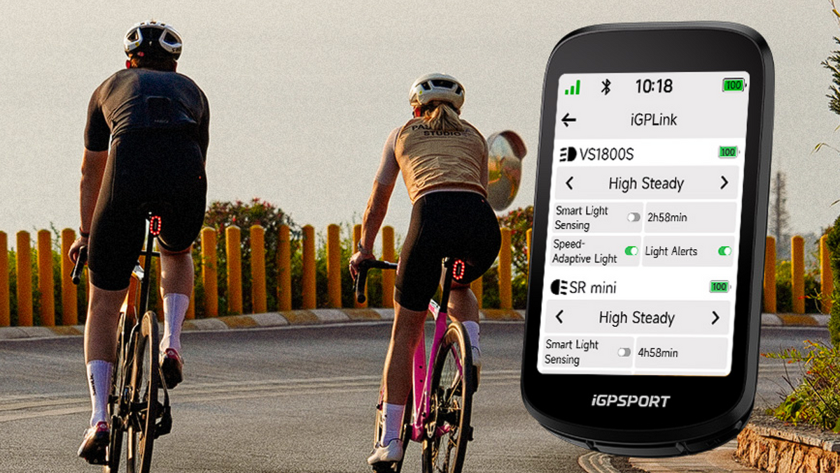iGPSPORT BSC500 GPS fietscomputer met iGPLink