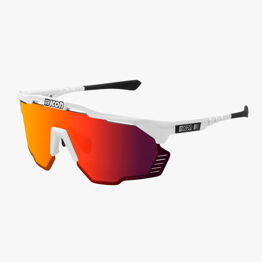 SCICON Aeroshade Kunken Sport Zonnebril Multimirror Red White Gloss SCNPP