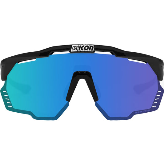 SCICON Aeroshade Kunken Sport Zonnebril Zwart SCNPP Multimirror Blue Lens